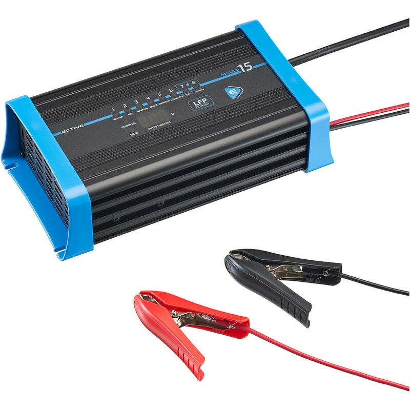 Multiload 15 LFP 15A/12V 8-Stufen Batterieladegerät