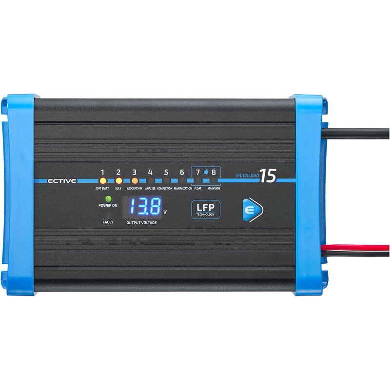 Multiload 15 LFP 15A/12V 8-Stufen Batterieladegerät
