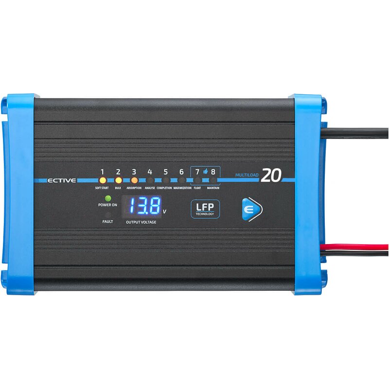 Multiload 20 LFP 20A/12V 8-Stufen Batterieladegerät