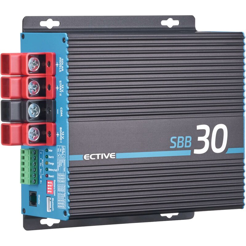 SBB 30 12V Ladebooster 30A mit intergriertem Solarregler (MPPT)