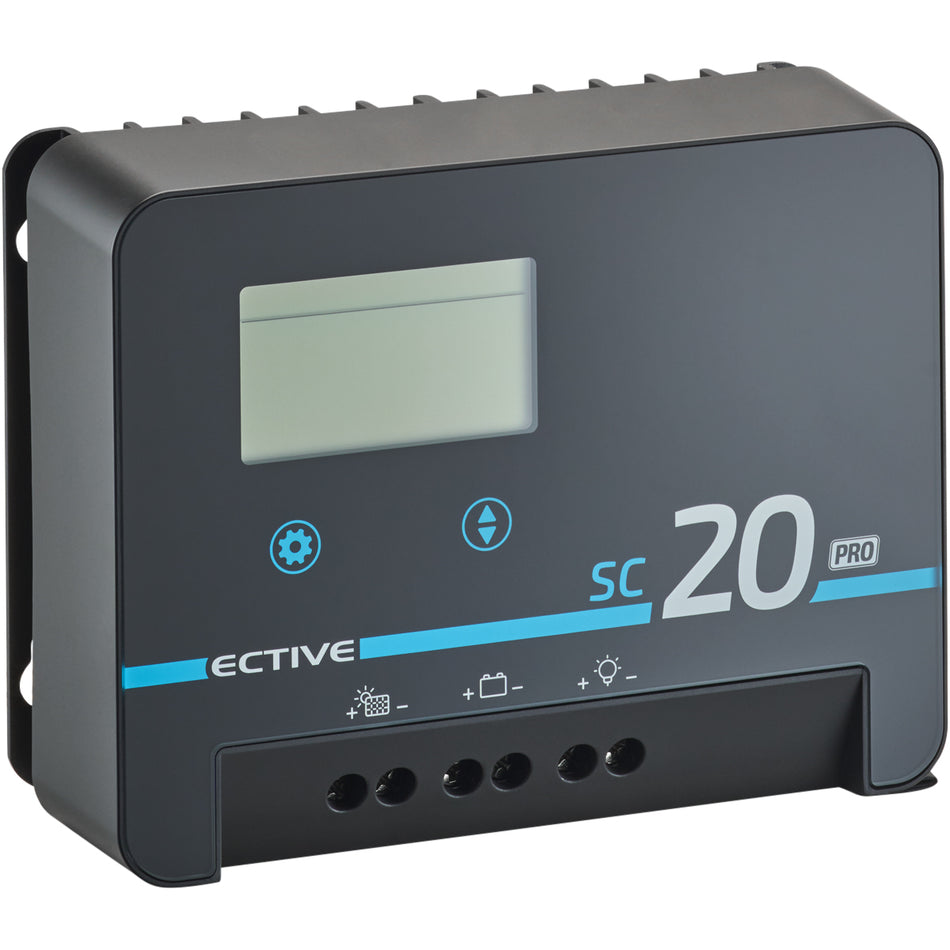 SC 20 Pro | Contrôleur de charge solaire MPPT 12V/24V 20A | 2e génération