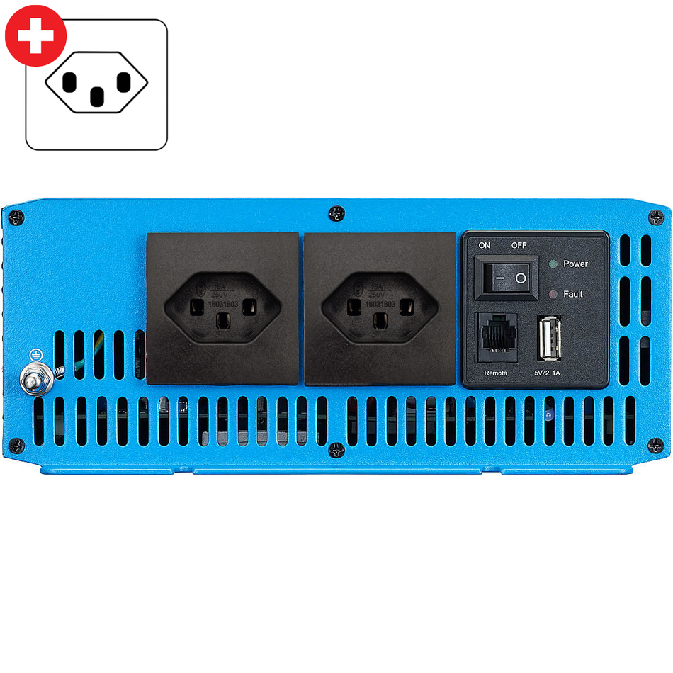 SI 15 Sinus-Wechselrichter 1500W 12V (CH-Stecker)