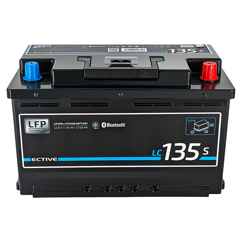 Batteria di servizio al litio LiFePO4 LC 135s LT 12V 135Ah