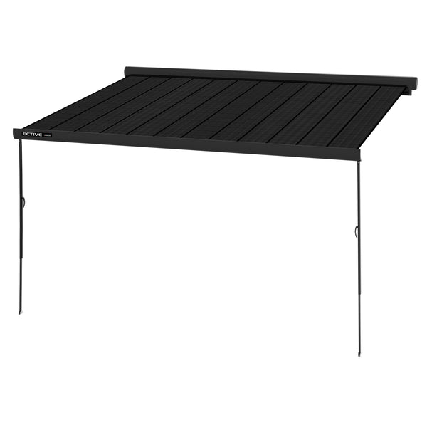 SolarShade Solarmarkise | 350 x 200 cm | schwarz