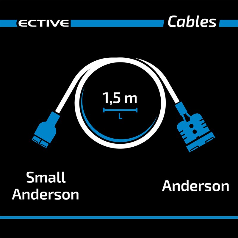 Adapter Anderson small to Anderson f. AccuBox Powerstation