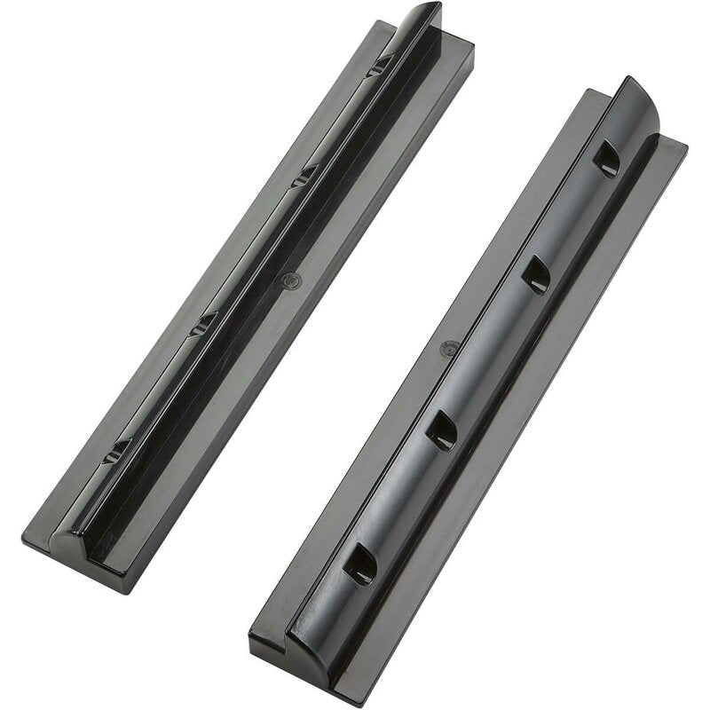 Spoiler de retenue long pour modules solaires, 2 parties (noir)