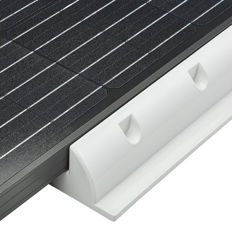 Haltespoiler kurz für Solarmodule 2-teilig (weiss)