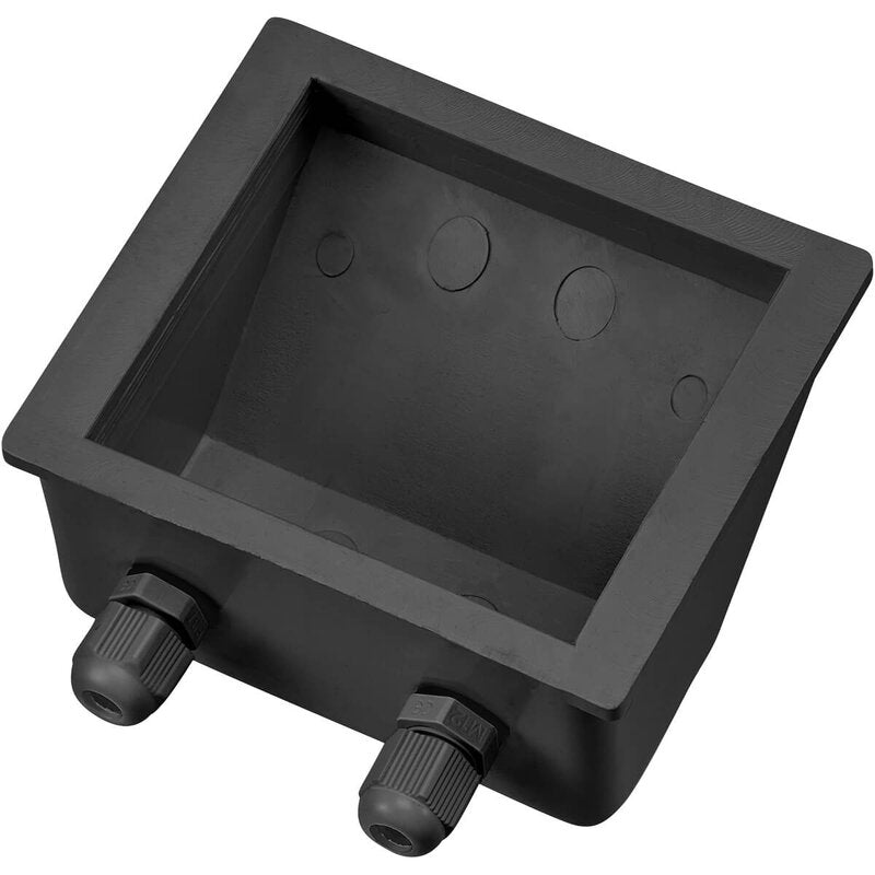 Goulotte de toit pour installation solaire en plastique (noir)