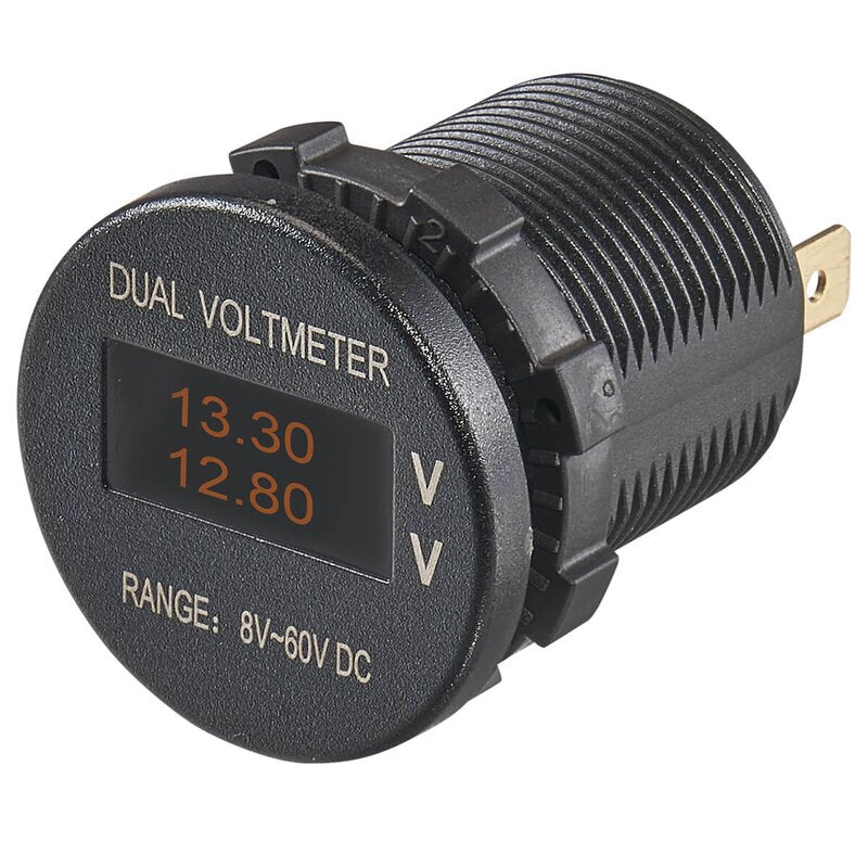 Presa integrata doppio voltmetro OLED 60V