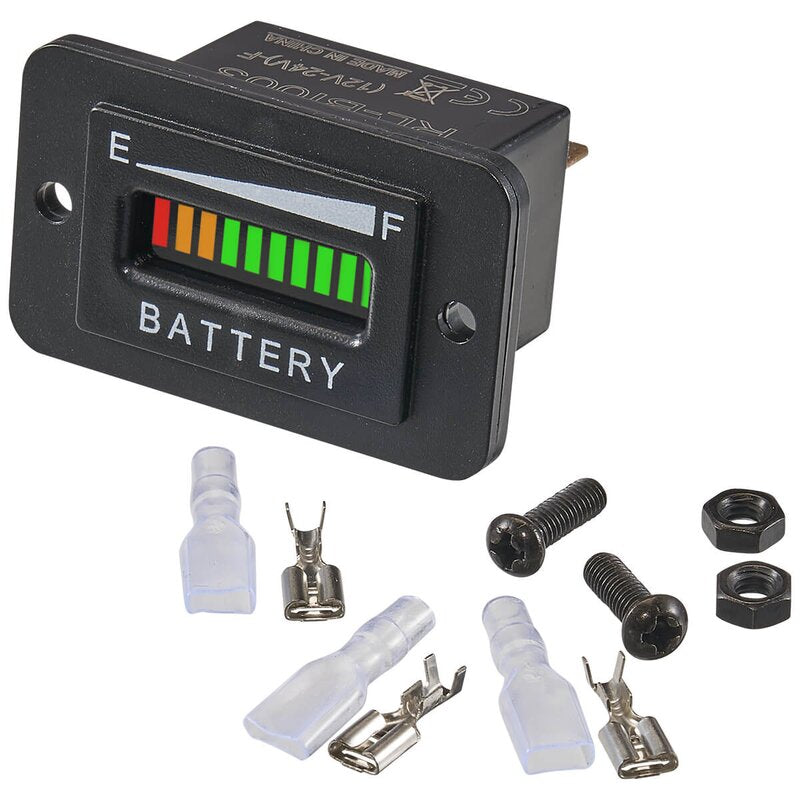 Indicatore livello di carica della batteria a LED 12/24V
