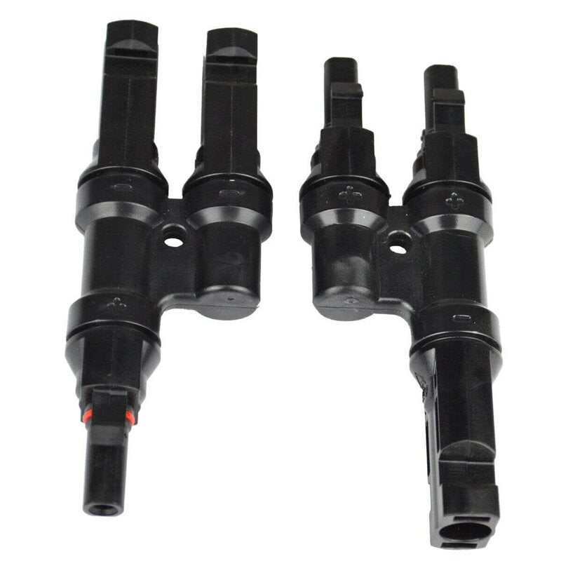 Adaptateur de connexion MC4 Y 2 à 1 (1 paire, pour câble solaire 4-6mm²)