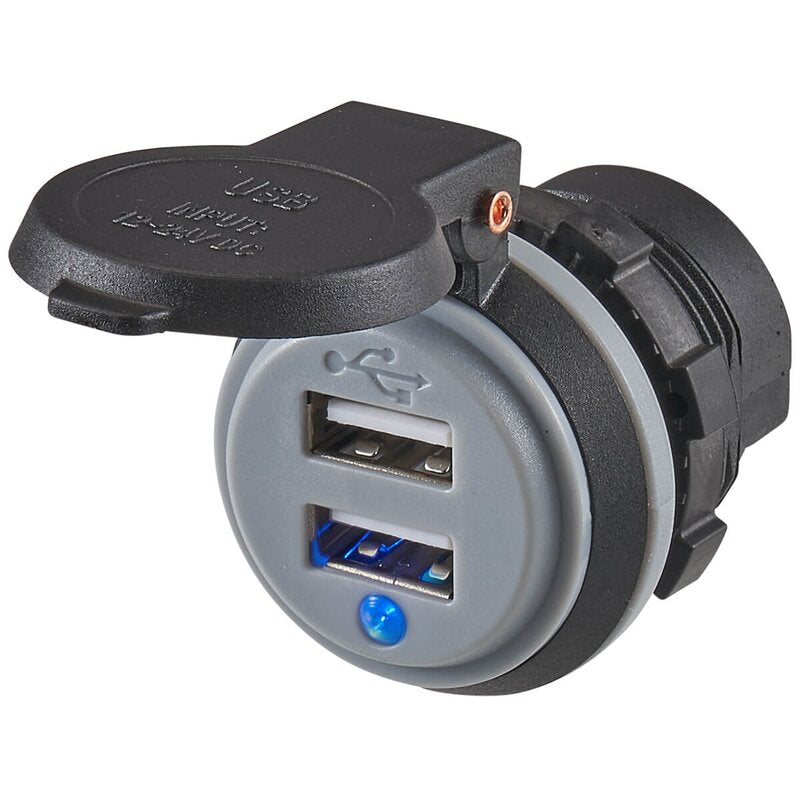 Doppia presa USB integrata 5V 2,4A