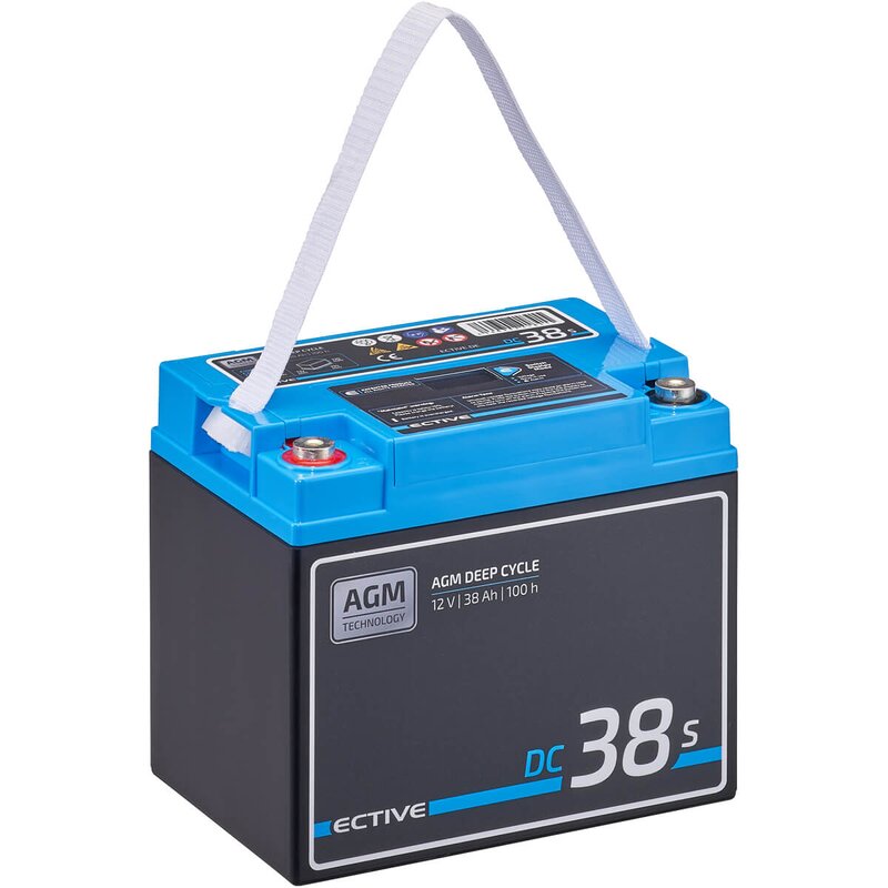 DC 38S AGM Deep Cycle mit LCD-Anzeige 38Ah