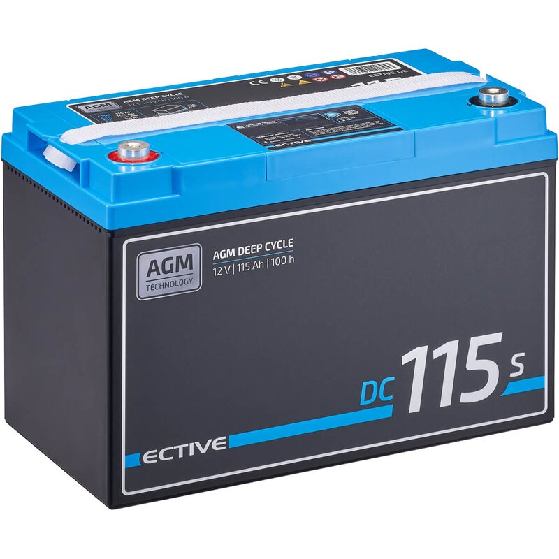 DC 115S AGM Deep Cycle mit LCD-Anzeige115Ah