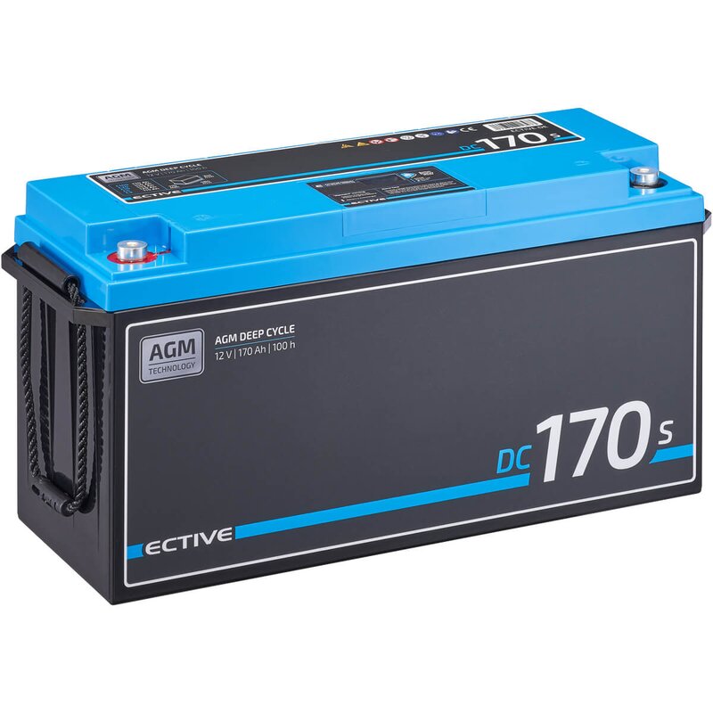 DC 170S AGM Deep Cycle with LCD display 170Ah