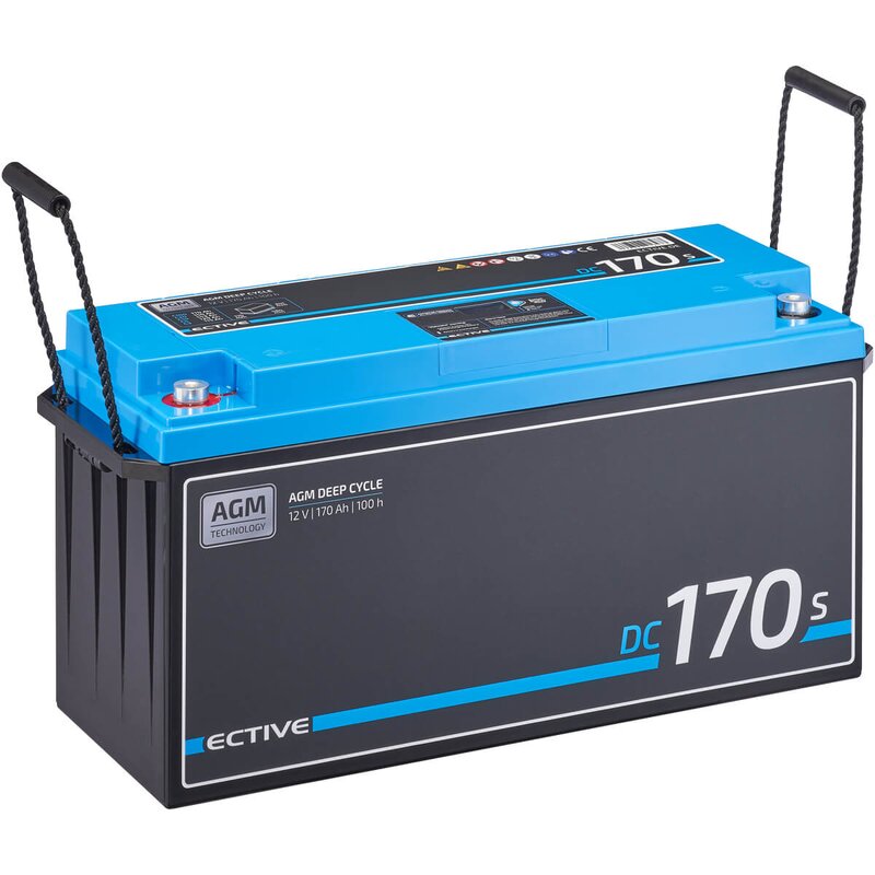 DC 170S AGM Deep Cycle with LCD display 170Ah