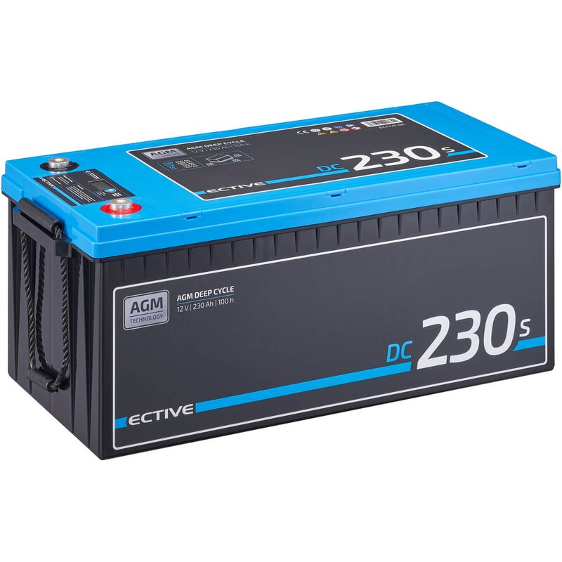 DC 230S AGM Deep Cycle mit LCD-Anzeige 230Ah