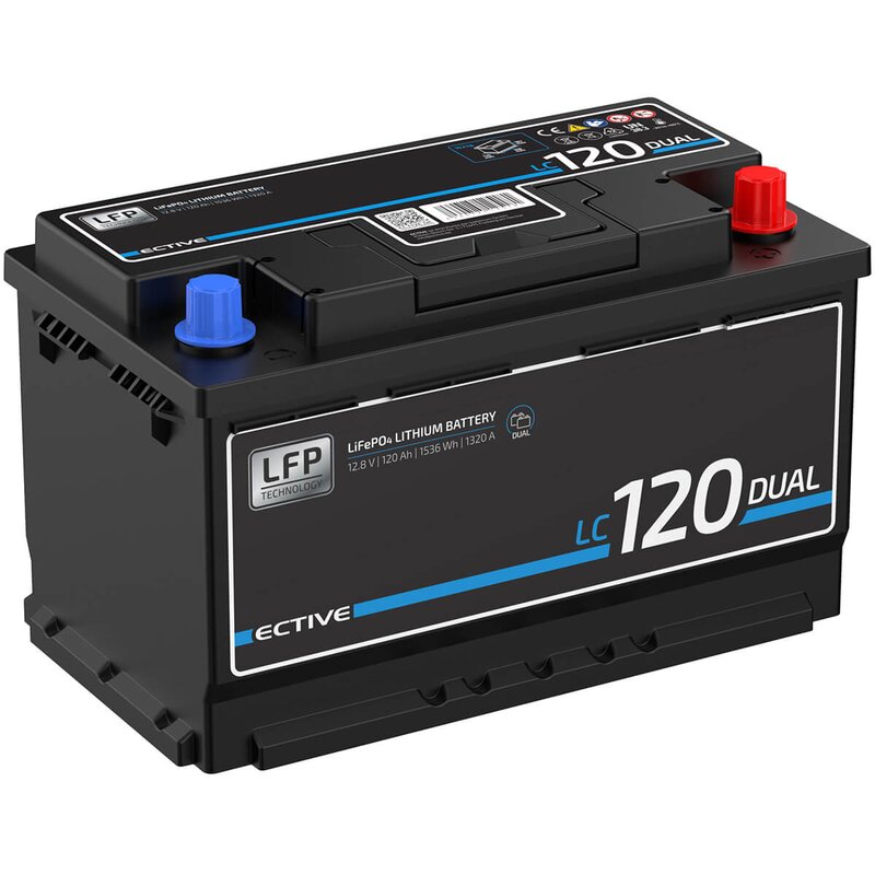 LC 120 Dual LFP | Starter- und Versorgungsbatterie