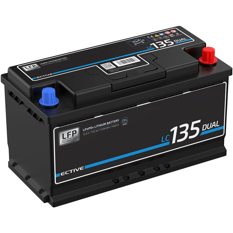 LC 135 Dual LFP | Starter- und Versorgungsbatterie
