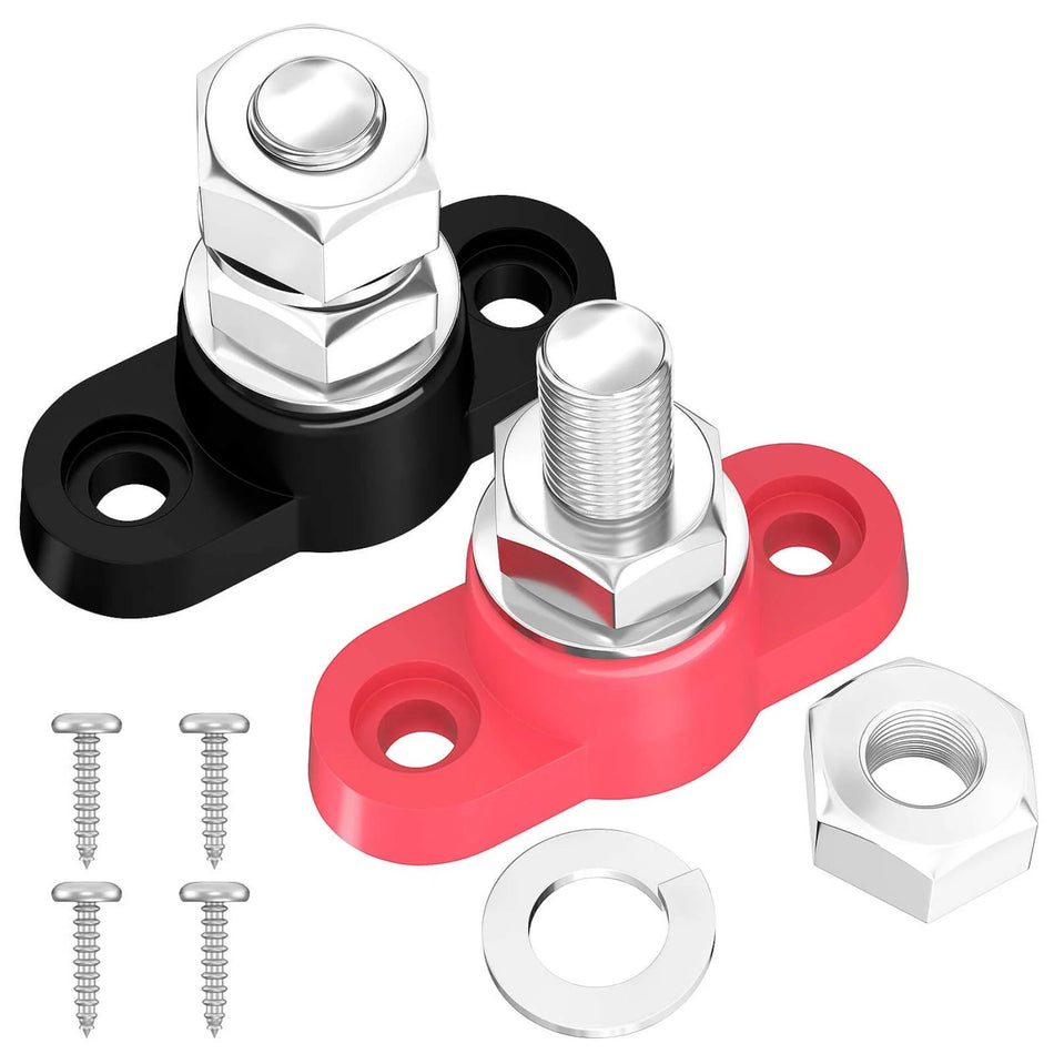 Verteilpunkte-Set in Marine-Qualität | 250A | 48V | 1 x M8/M10