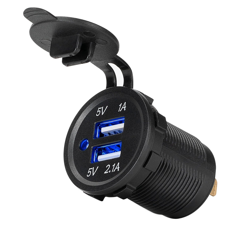 USB Einbaubuchse 3.1A mit 2 USB-A
