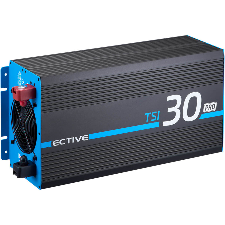 Inverter sinusoidale TSI 30 PRO 3000W/12V con circuito di priorità di rete (spina CH)
