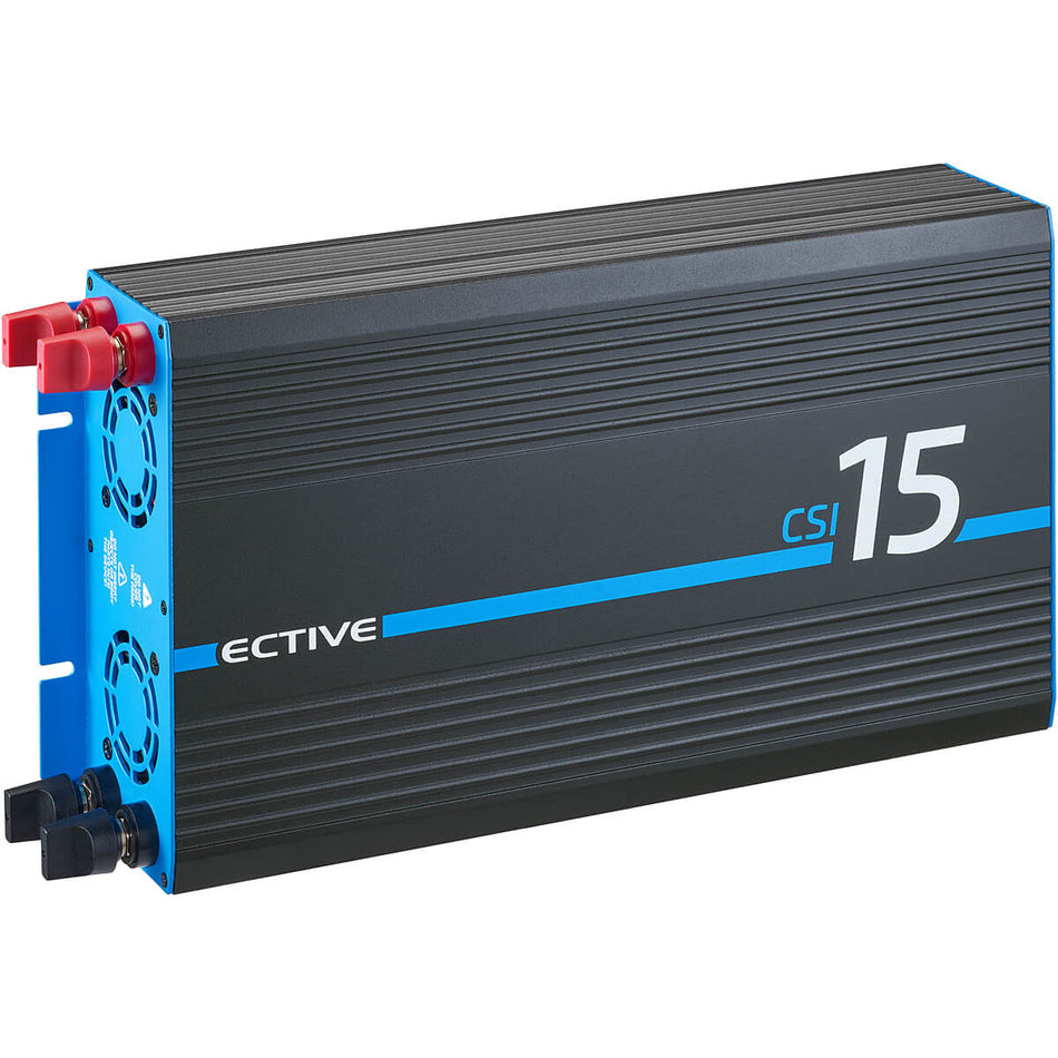 Inverter sinusoidale CSI 15 1500W 24V con circuito di priorità di rete e caricabatterie (spina CH)