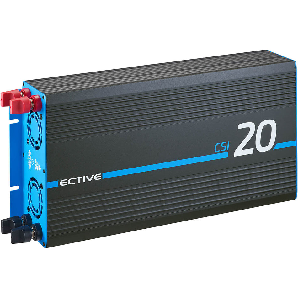 Inverter sinusoidale CSI 20 2000W 24V con circuito di priorità di rete e caricabatterie (spina CH)