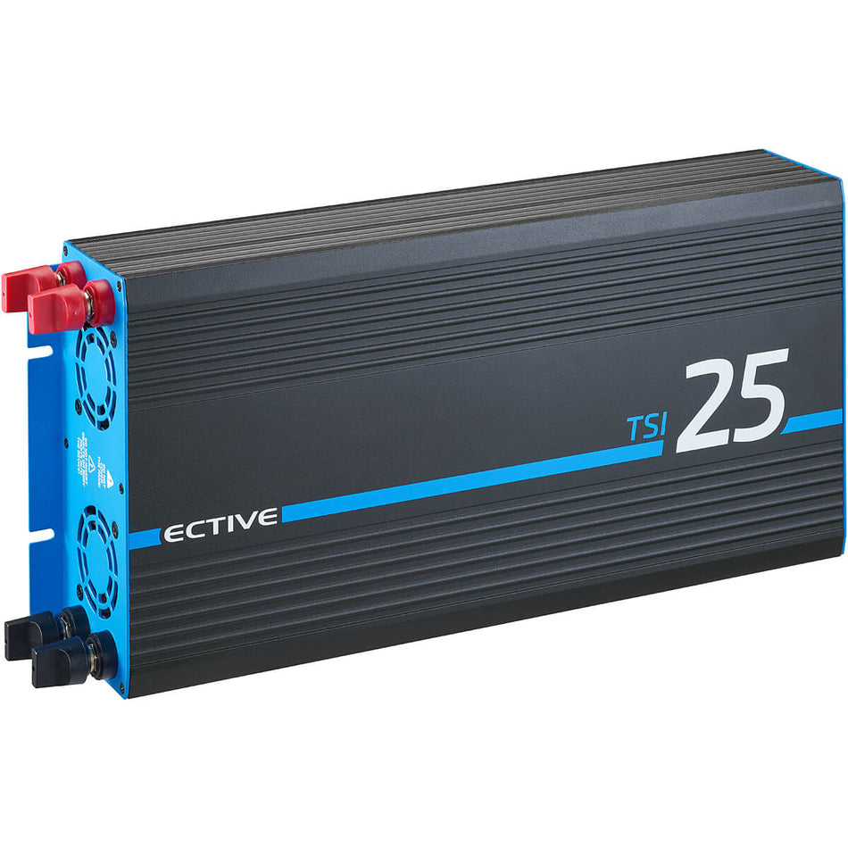 Inverter sinusoidale TSI 25 2500W 24V con circuito di priorità di rete (spina CH)