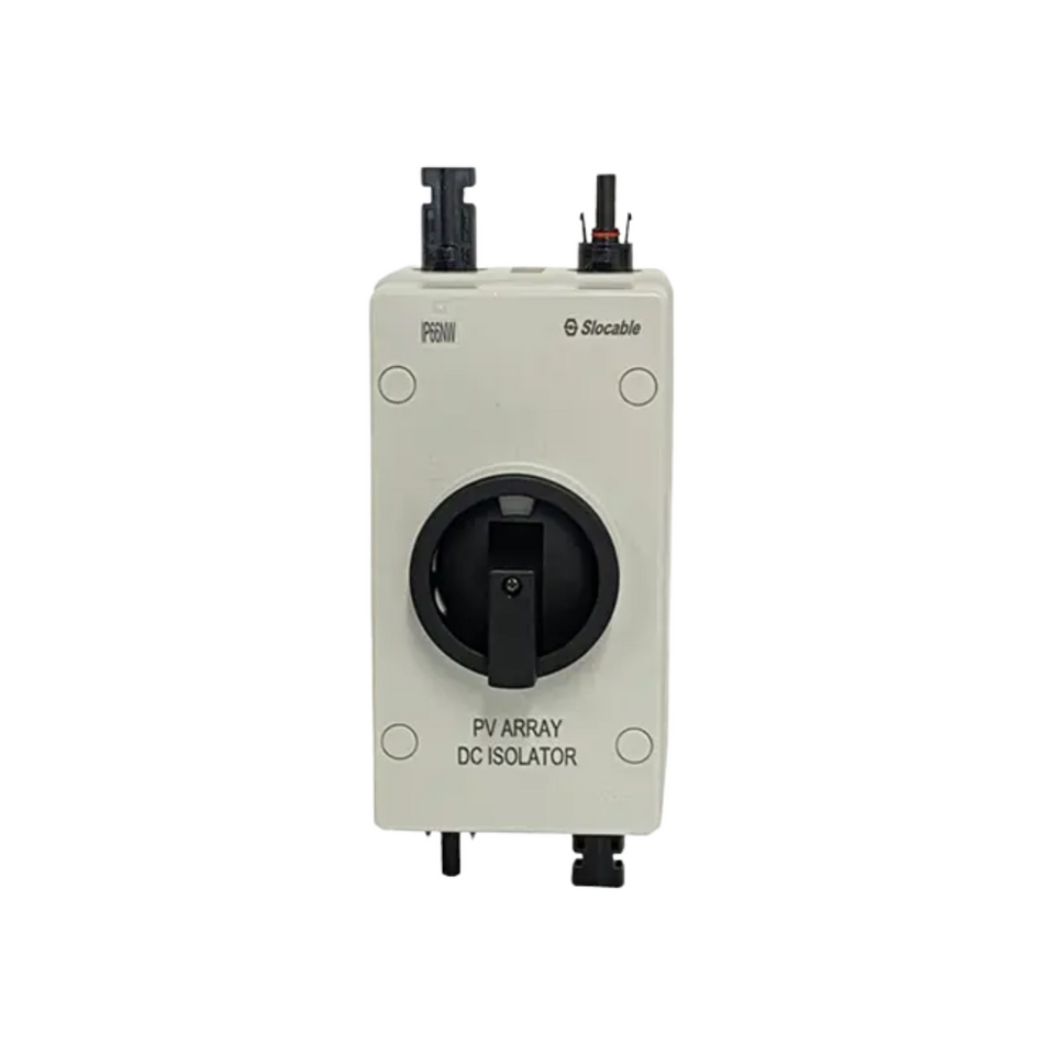 Interrupteur de déconnexion solaire 32A/1000V avec 2 jeux de connecteurs MC4