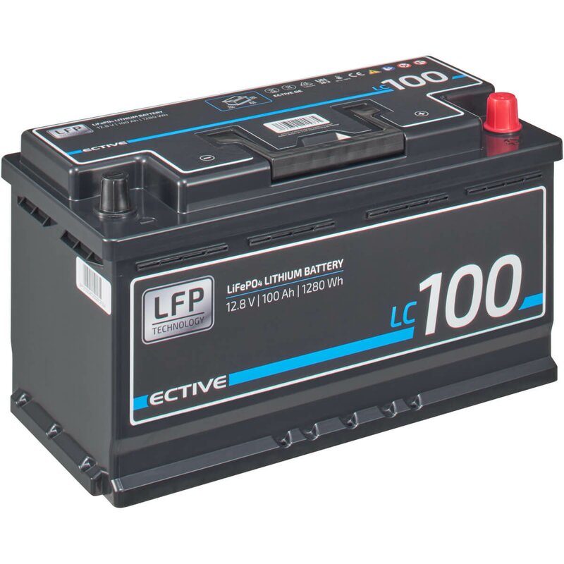 Batterie d'alimentation LC 100 12V LiFePO4 100Ah