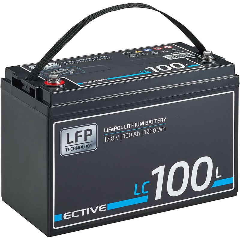 Batterie d'alimentation LC 100L 12V LiFePO4 100Ah