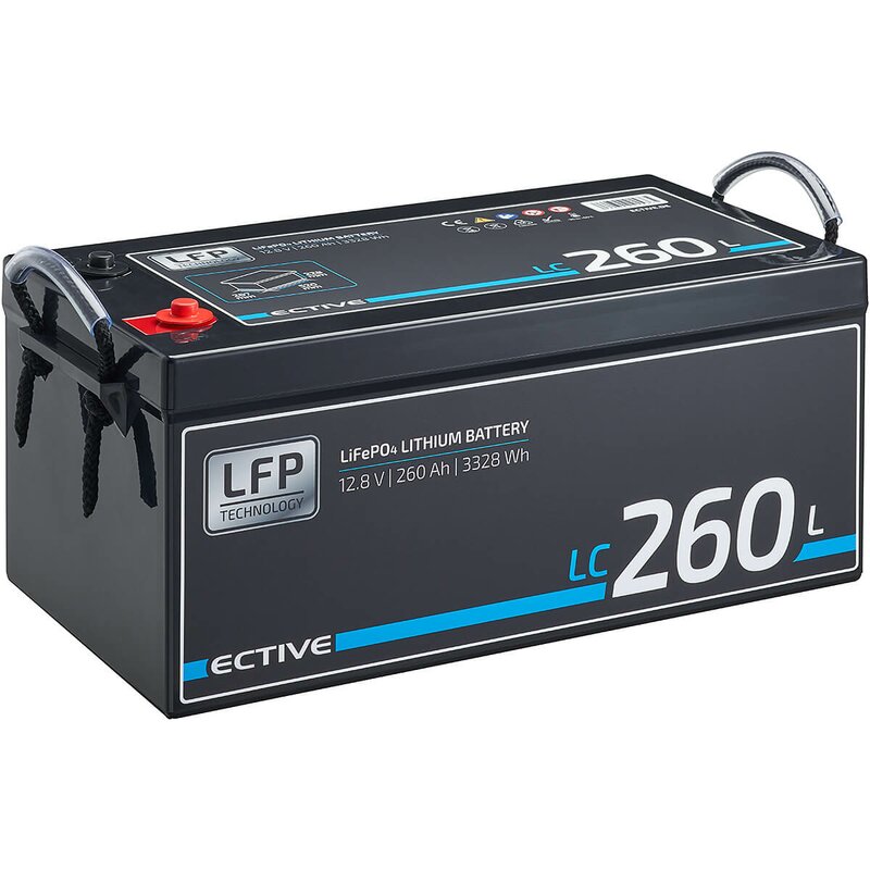 Batteria di alimentazione LC 260L 12V LiFePO4 260Ah