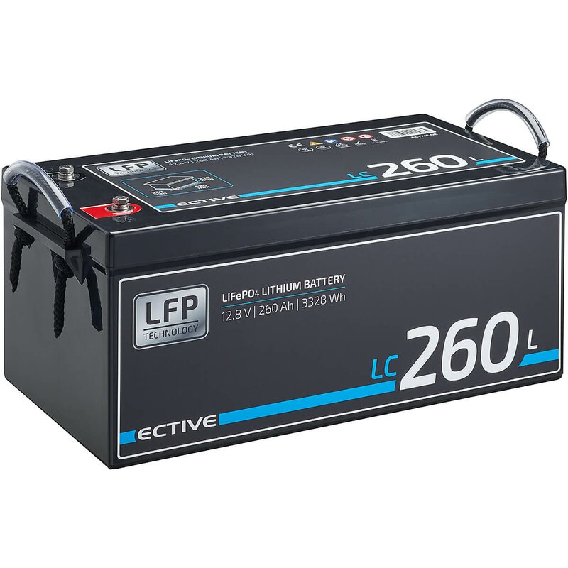 Batteria di alimentazione LC 260L 12V LiFePO4 260Ah