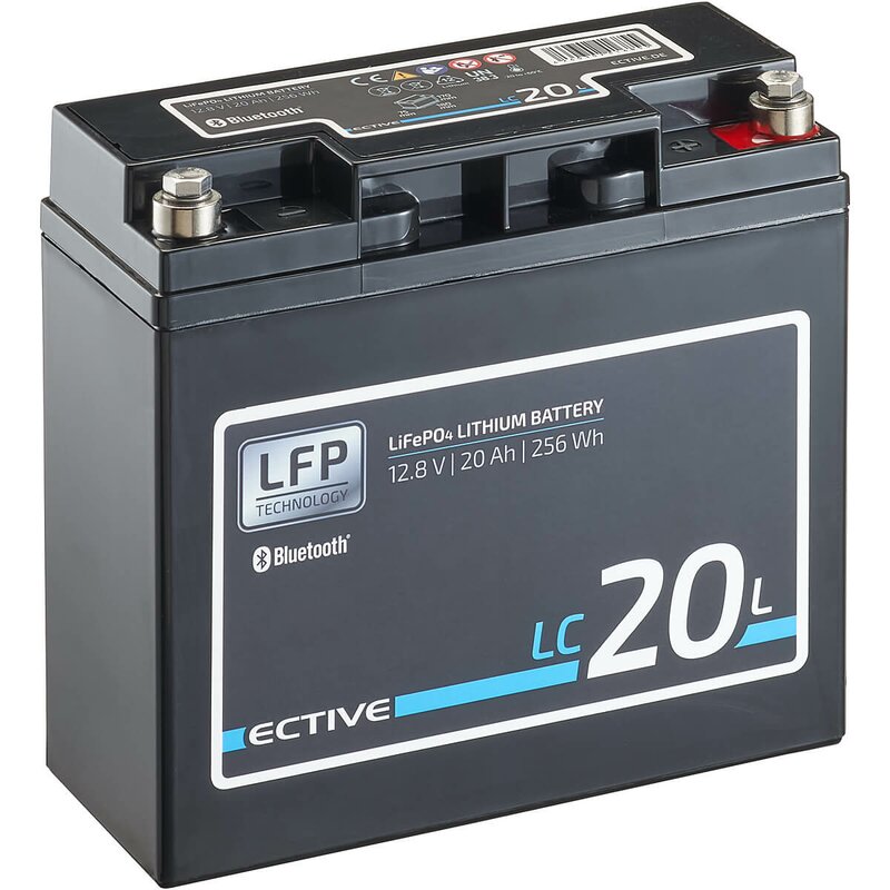 LC 20L BT 12V LiFePO4 Versorgungsbatterie 20Ah