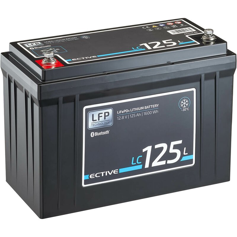 Batterie d'alimentation LC 125L LT 12V LiFePO4 125Ah