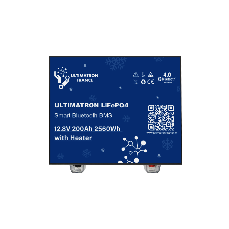 Batterie d'alimentation sous le siège POLAR LiFePO4 ULM-12V-200Ah (chauffage)