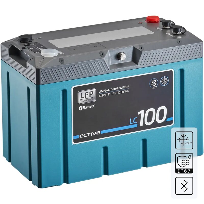 Batteria di alimentazione al litio LC 100 Marine LT IP67 LiFePO4