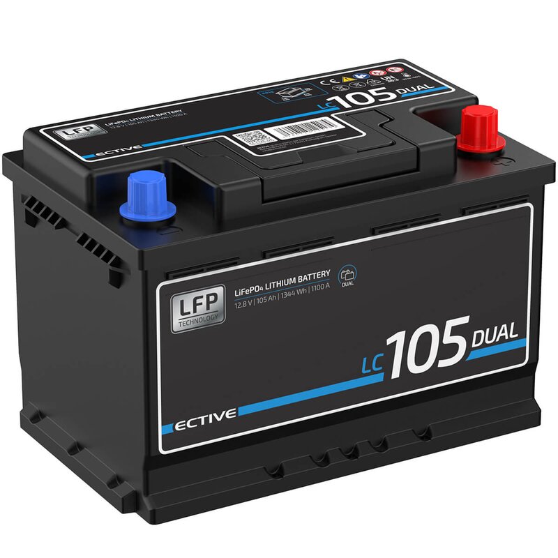 LC 105 Double LFP | Batterie de démarrage et d'alimentation