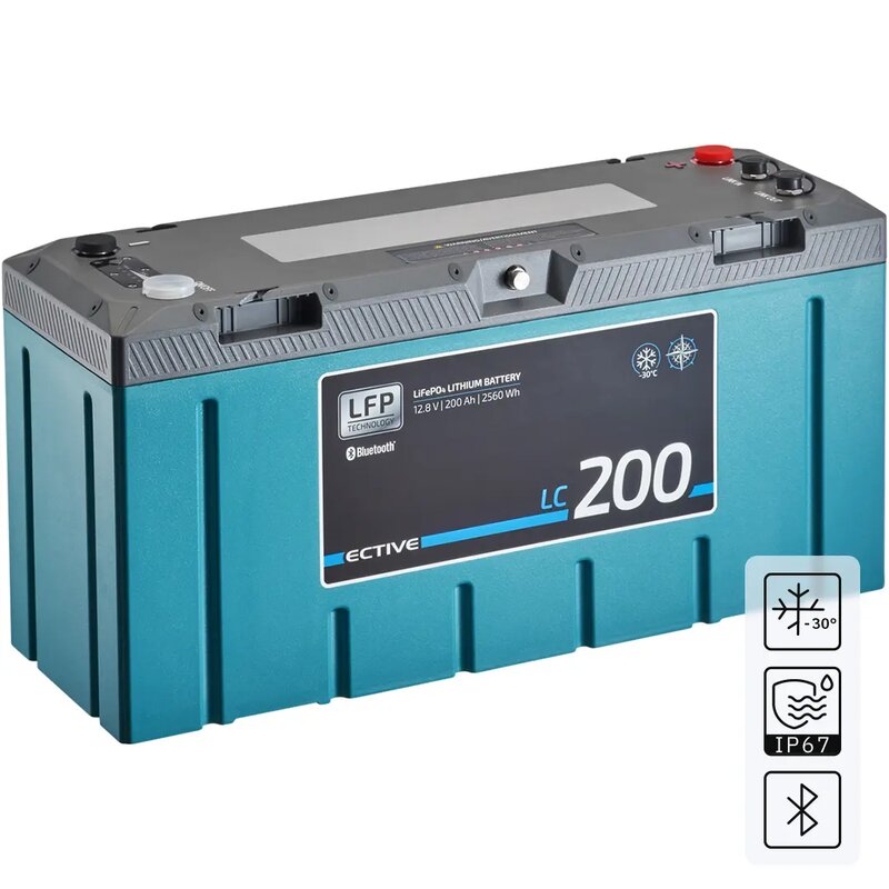 Batteria di alimentazione al litio LC 200 Marine LT IP67 LiFePO4