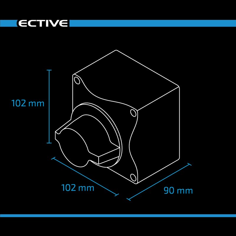 Sezionatore batteria 600A 12-48V