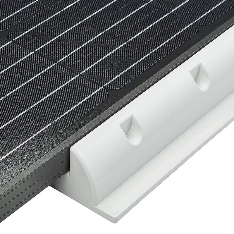 Spoiler di fissaggio corto per moduli solari, 2 parti (bianco)