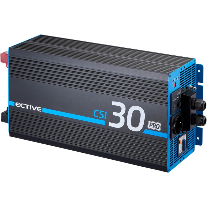 Inverter sinusoidale CSI 30 PRO 3000W/12V con circuito di priorità di rete e caricabatterie