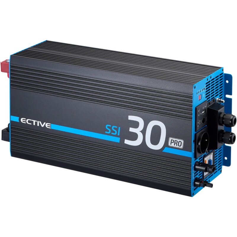 Inverter sinusoidale SSI 30 PRO 3000W/12V 4in1 con circuito di priorità di rete, caricabatterie e regolatore di carica MPPT