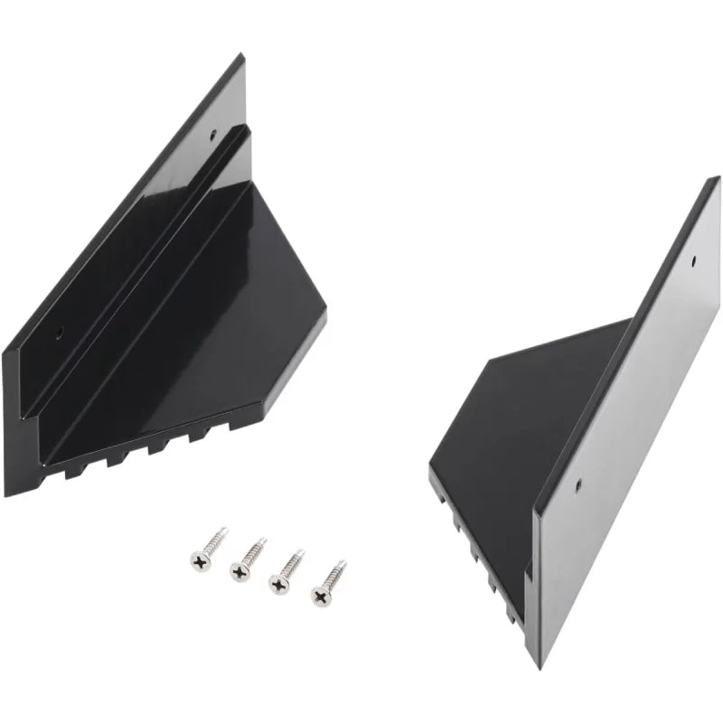 Spoiler de retenue en aluminium pour modules solaires | Lot de 2 noir