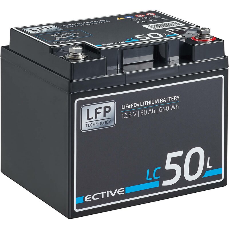 LC 50L 12V LiFePO4 Versorgungsbatterie 50Ah