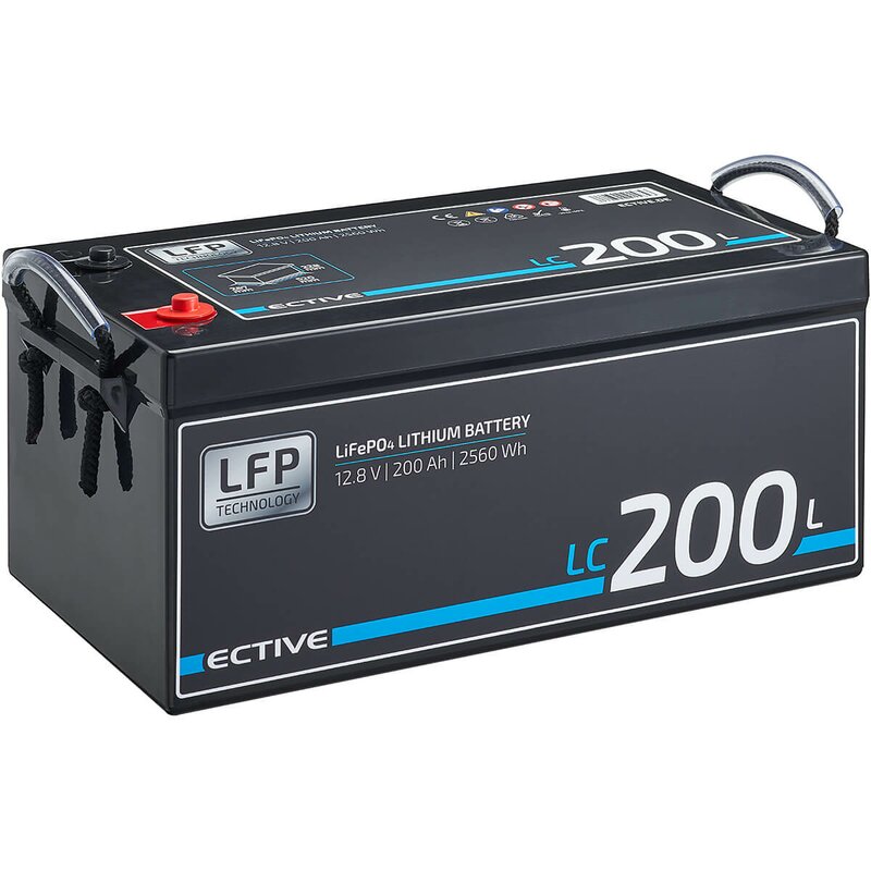 Batterie d'alimentation LC 200L 12V LiFePO4 200Ah