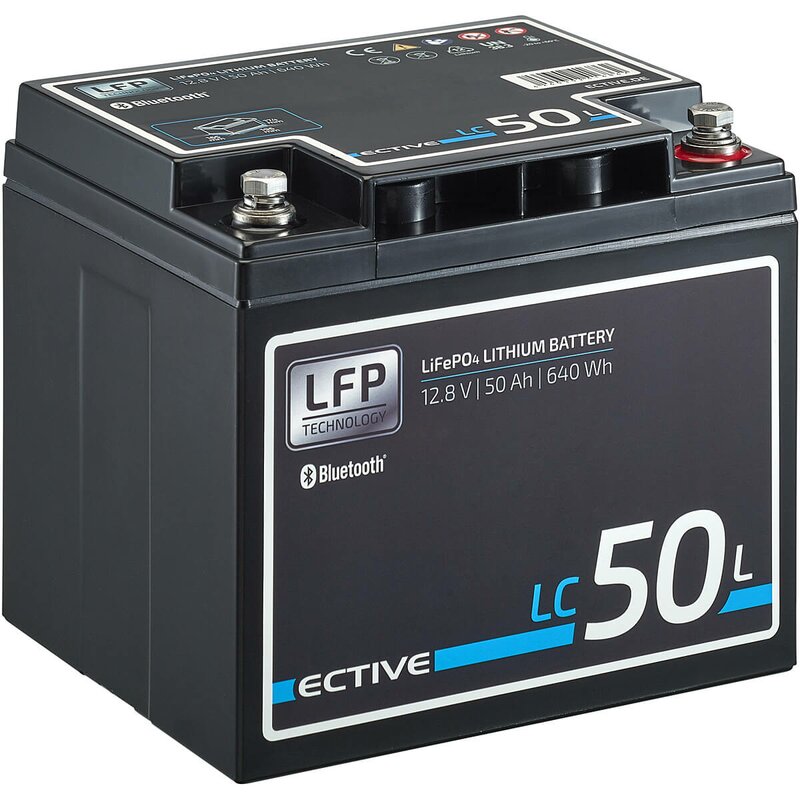 LC 50L BT 12V LiFePO4 Versorgungsbatterie 50Ah