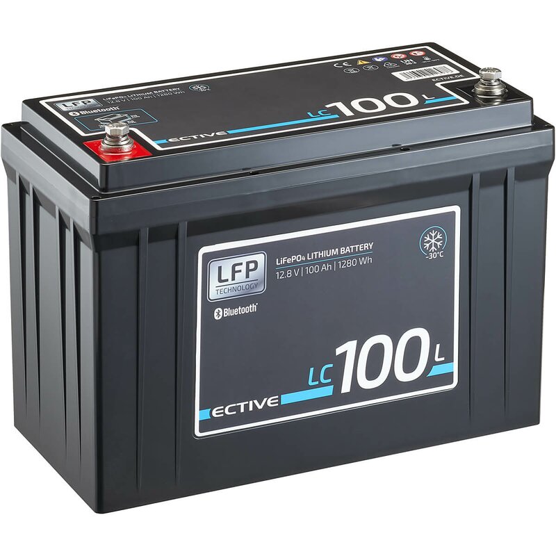 LC 100L LT 12V LiFePO4 Versorgungsbatterie 100Ah