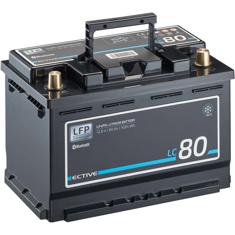 LC 80 LT 12V LiFePO4 Versorgungsbatterie 80Ah